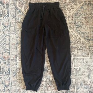 black joggers